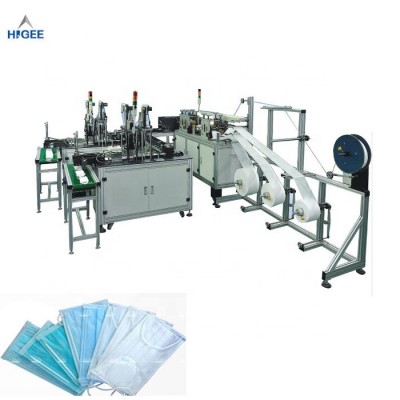 Surgical mask making machine 3 ply non woven mask machine medical mask making machine