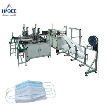 Automatic medical mask machine/automatic surgical 3ply mask making machine/dust 3ply mask machine