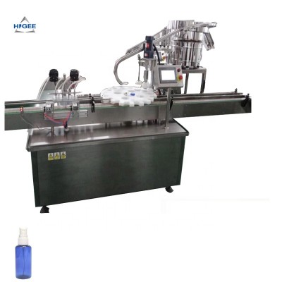 Higee sanitizer liquid filling machine ethanol disinfectants filling machine disinfection liquid filling machine